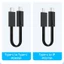 Cáp dữ liệu móc khóa ECILY PD 60W USB-C sang Type-C i-OS Dây kết nối sạc cho Xia omi Hua wei Sam-sung