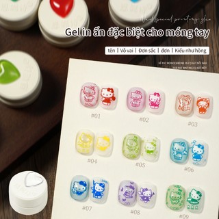 [ANNIES] In Oil No-Rinse Tranh Chuyển Tấm Thép In Chuyên Nghiệp Keo Dán Độ bão Hòa Cao Silicone Seal Làm Móng Tay Shop Chuyên Dụng