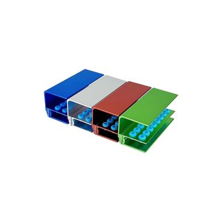 16 Lỗ Nha Khoa Bur Holder Block Station Sterilizer Case Endo File Burs Hộp Khử Trùng Hộp Tổ Chức Cho Tốc Độ Cao / Thấp
