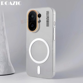 Sang Trọng Mỏng Mờ Nửa Trong Suốt Vỏ Điện Thoại Tương Thích Cho VIVO S30 S30 Pro Mini Từ Tính Chống Vân Tay Chống Rơi Chống Sốc Ốp Lưng PC Cứng RS01