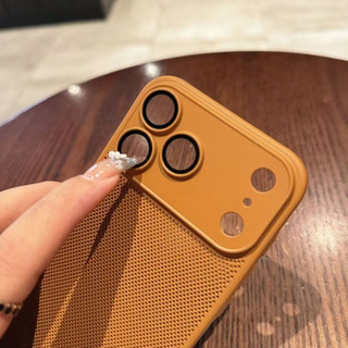 Ốp Điện Thoại Chất Lượng Cao PC Nhựa Vỏ Cứng Lưới Tản Nhiệt Ốp lưng Cho iPhone 17 16 15 14 13 12 11 Pro Max