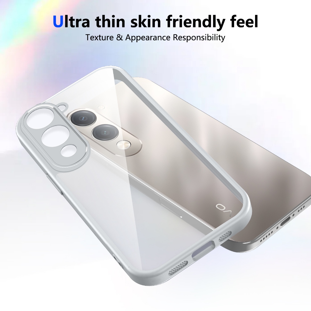Ốp điện thoại chống sốc chống trầy xước | Phù Hợp Cho VIVO Y04 4G Y29S 5G Y19E 4G Y19 5G IQOO Z10 Lite 5G T4 Lite 5G Y19S GT 5G- Vỏ Mỏng Bảo Vệ Camera