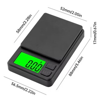 Cân bỏ túi chính xác 1000g X 0,01g - Cân trang sức thực phẩm Gram kỹ thuật số Ounce / Ngũ cốc có đèn nền LCD - Cân Mini dành cho du lịch