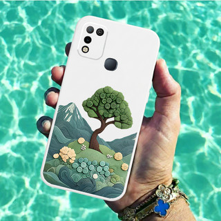 GREE Dành Cho Infinix Hot 9/9 Play/10/10i/10S/10 Play/11S/11 Play/12/12 Play/12i/30i/40i/50i Vỏ Mềm Silicon Lỏng Chống Sốc Thẩm Mỹ Hy Lạp