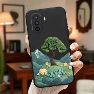 Dành Cho Huawei Nova 2 Lite 2i 3i 5T 7 SE 7i 8i 9 SE 11i Huawei Nova Y70 Y71 Y90 iquid Vỏ Mềm Silicon Chống Sốc Vỏ Điện Thoại Thẩm Mỹ Thiết Kế Cây Xanh