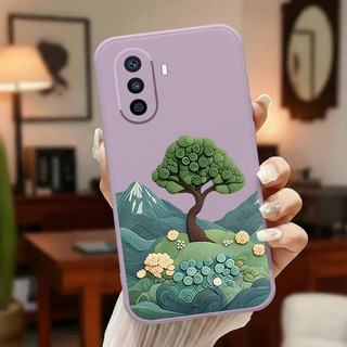 Dành Cho Huawei Nova 2 Lite 2i 3i 5T 7 SE 7i 8i 9 SE 11i Huawei Nova Y70 Y71 Y90 iquid Vỏ Mềm Silicon Chống Sốc Vỏ Điện Thoại Thẩm Mỹ Thiết Kế Cây Xanh