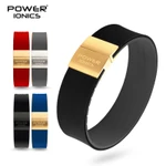 ĐIỆN IONICS FDA Đăng ký Unisex 3000 Anions Ultra Bangle Bio Silicone Dây đeo cổ tay Thể thao Vòng tay thời trang Miễn phí khắc — ảnh 5