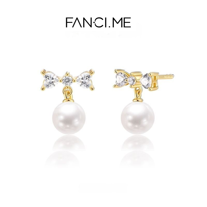 FanciMe Bong Bóng Người Yêu Bông Tai Có Nơ Tòn Ten Ngọt Ngào & Nữ Tính Món Quà Trang Sức Cho Nàng