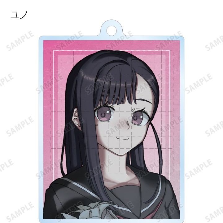 Dự án MILGRAM Kỷ niệm 4 năm Móc khóa Acrylic Tsu Kazui Anime Nhân vật Móc chìa khóa Phụ kiện