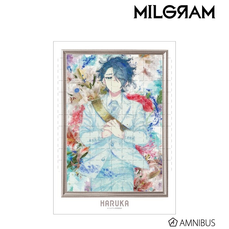 Bảng đứng Acrylic MILGRAM - Phiên bản dùng thử thứ 3 của Haruka Sakurai. (Tranh sơn dầu & Phong cách Chibi) Anime Merch Display