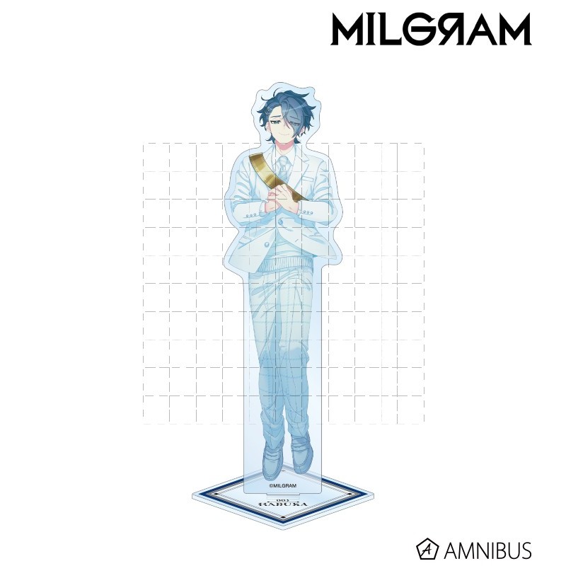 Bảng đứng Acrylic MILGRAM - Phiên bản dùng thử thứ 3 của Haruka Sakurai. (Tranh sơn dầu & Phong cách Chibi) Anime Merch Display