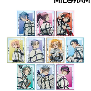 Bộ Merch Project MILGRAM - Giá đỡ Acrylic, Móc khóa & Bộ sưu tập thẻ Tsu Kazui Mahyu Hình hiển thị