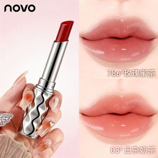 Son Môi Bóng Dưỡng Ẩm NOVO - Khóa Màu Lâu Dài Chống Thấm Nước Chống Dính Cốc Juicy Plump Lips Phong Cách Hàn Quốc Sắc Tố Cao Môi Trang Điểm 6490