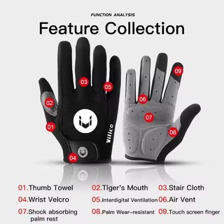 YouPin Găng Tay Xe Đạp & Xe Máy Cho Nam - Anti-Slip, Shock-Absorbing, Breathable, Hỗ Trợ Màn Hình Cảm Ứng - Phù Hợp Mùa Đông