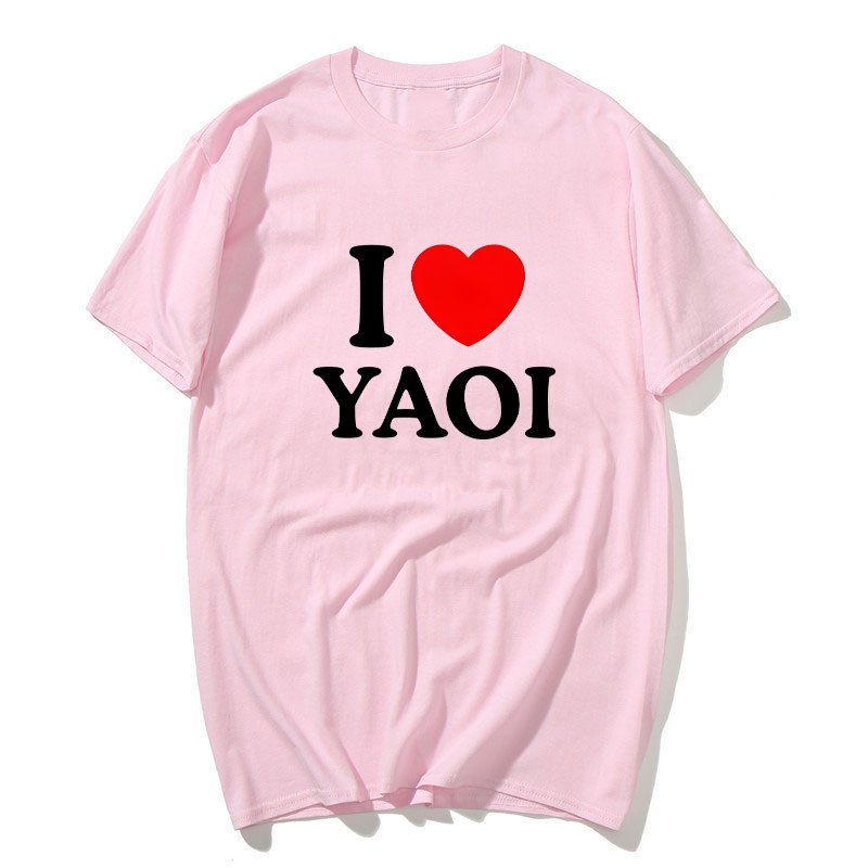 Áo sơ mi cổ tròn tay ngắn cotton nguyên chất, phong cách yaoi anime mới lạ, phù hợp làm quà tặng