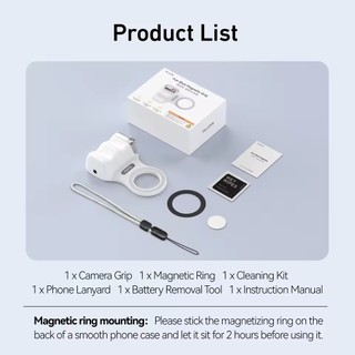 TELESIN Từ Điện Thoại Camera Chụp Tay Cầm Giá Đỡ Điện Thoại Hỗ Trợ Chụp Tay Cầm Điều Khiển Từ Xa Cho Iphone HUAWEI SAMSUNG