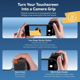 TELESIN Từ Điện Thoại Camera Chụp Tay Cầm Giá Đỡ Điện Thoại Hỗ Trợ Chụp Tay Cầm Điều Khiển Từ Xa Cho Iphone HUAWEI SAMSUNG