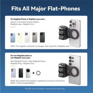 TELESIN Từ Điện Thoại Camera Chụp Tay Cầm Giá Đỡ Điện Thoại Hỗ Trợ Chụp Tay Cầm Điều Khiển Từ Xa Cho Iphone HUAWEI SAMSUNG