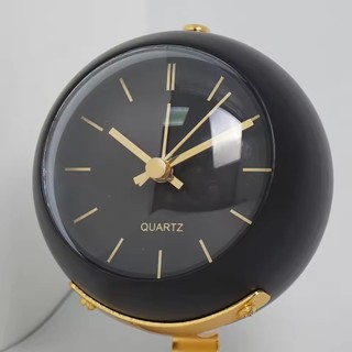 Sáng Tạo Vintage Đầu Giường Tắt Tiếng Đồng Hồ Đơn Giản Phòng Khách Trang Trí Phòng Ngủ Đồng Hồ Để Bàn Di Động Phong Cách Học Sinh Đồng Hồ Báo Thức