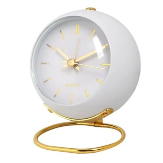 Sáng Tạo Vintage Đầu Giường Tắt Tiếng Đồng Hồ Đơn Giản Phòng Khách Trang Trí Phòng Ngủ Đồng Hồ Để Bàn Di Động Phong Cách Học Sinh Đồng Hồ Báo Thức