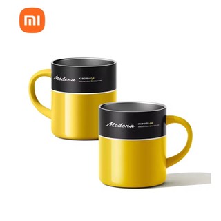 XIAOMI bộ 2 cốc inox để bàn, cốc nước gia đình