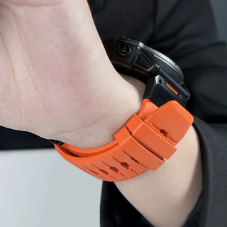 Dây đeo FKM, thích hợp cho đồng hồ Garmin, dây đeo thể thao fluororubber 22mm 26mm