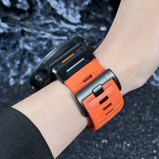 Dây đeo FKM, thích hợp cho đồng hồ Garmin, dây đeo thể thao fluororubber 22mm 26mm