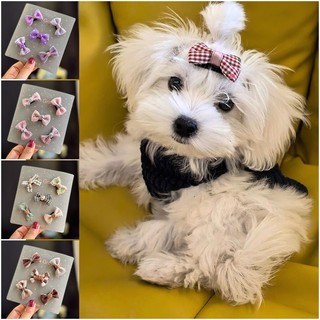 Kẹp Tóc Cho Chó Nơ Chó Dễ Thương Trong Tóc - Phụ Kiện Cho Chó Cho Yorkie Puppy Poodle Mèo Chó Thú Cưng Mũ Đội Đầu