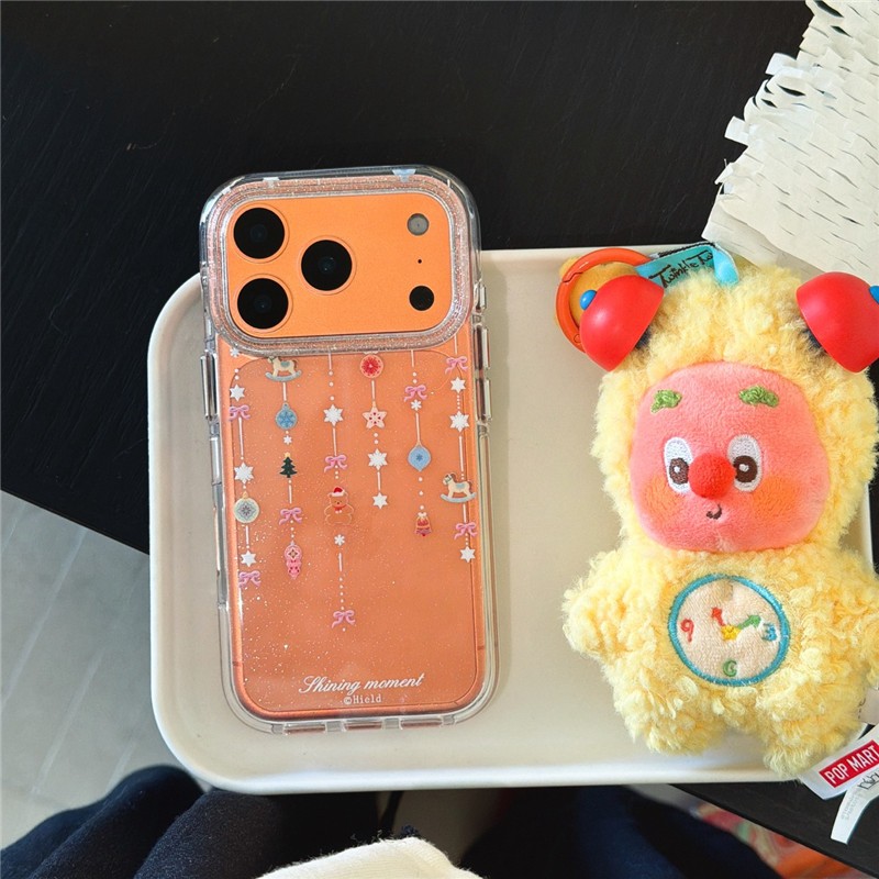 IPhone 17 Pro max 16 Pro max Họa tiết chuông gió Giáng sinh Chất liệu TPU Vỏ điện thoại xử lý IMD