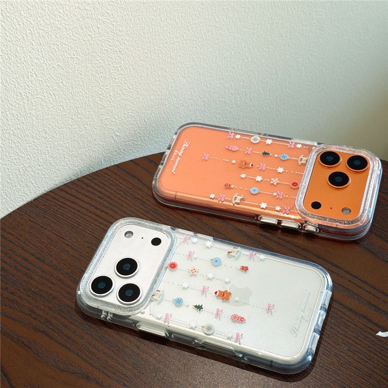 IPhone 17 Pro max 16 Pro max Họa tiết chuông gió Giáng sinh Chất liệu TPU Vỏ điện thoại xử lý IMD