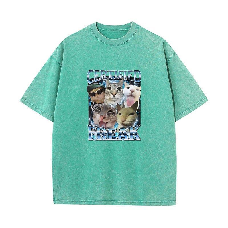 Áo quần meme mèo vintage thời trang cho nam và nữ, đáng yêu với hình ảnh kitty ngộ nghĩnh