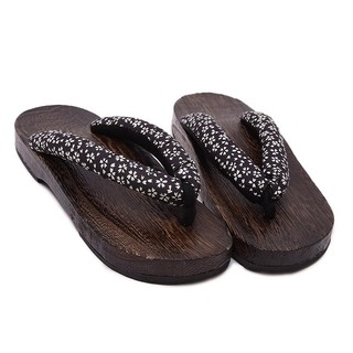 Dép Xỏ Ngón Đế Bằng Thời Trang Dành Cho Nữ♕❍✕Tung Dép Xỏ Ngón Đế Phẳng Xương Cá Vuông Bằng Gỗ Phong Cách Nhật Bản Cho Nam