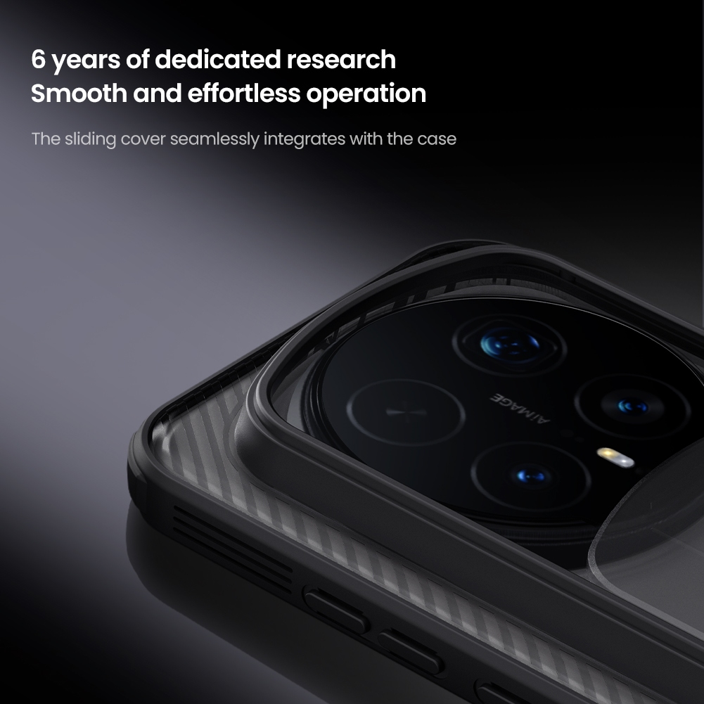 Nillkin Cho Honor Magic 8 Pro Camshield Pro PC TPU Bảo Vệ Ống Kính Máy Ảnh Trượt Trượt Chống Sốc Ốp Lưng Cứng Vỏ Điện Thoại Vỏ Bảo Vệ