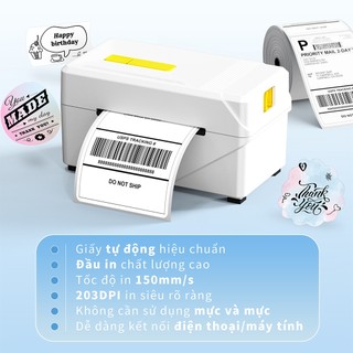 Máy In Nhiệt FlashLabel A318 In Khổ A7 In Đơn Hàng, Phiếu Gửi, Minicode, Logo Tự Dán