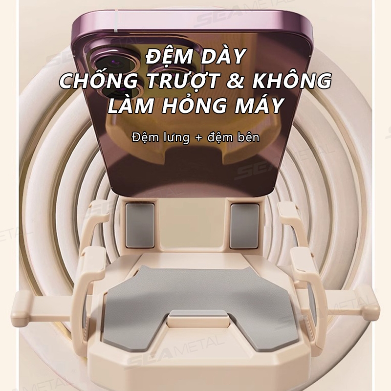 Giá Đỡ Điện Thoại Gắn Xe Máy có Mũ Bảo Hiểm che mưa che nắng, Chống Cướp Cực Chắc Chắn