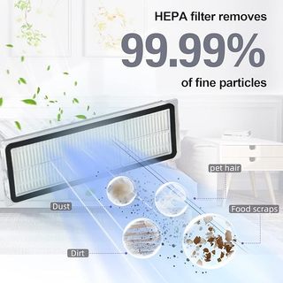Dành cho Dreame L10 / L10s Ultra / S10 / S10 Pro / Xiaomi X10 + Bộ thay thế – Bàn chải chính & Bàn chải bên & Bộ lọc