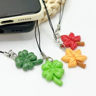 1 Cỏ Ba Lá Phong Dây Treo Trang Trí / Dây Điện Thoại Di Động / Thích Hợp Cho Vỏ Điện Thoại Trang Trí Dây Điện Thoại Di Động