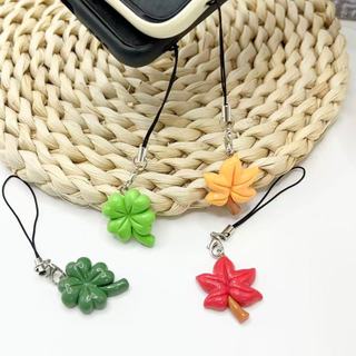 1 Cỏ Ba Lá Phong Dây Treo Trang Trí / Dây Điện Thoại Di Động / Thích Hợp Cho Vỏ Điện Thoại Trang Trí Dây Điện Thoại Di Động