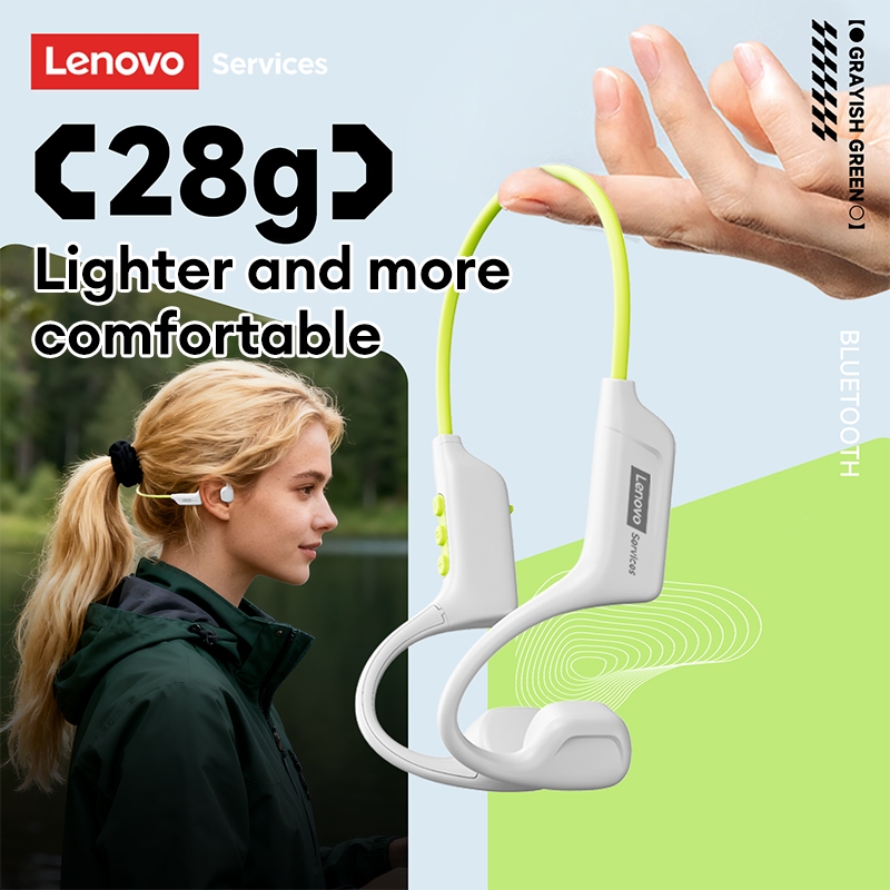 Tai nghe Bluetooth dẫn truyền xương Lenovo S102 Tai nghe IPX6 Âm nhạc thể thao chống nước | BigBuy360 - bigbuy360.vn