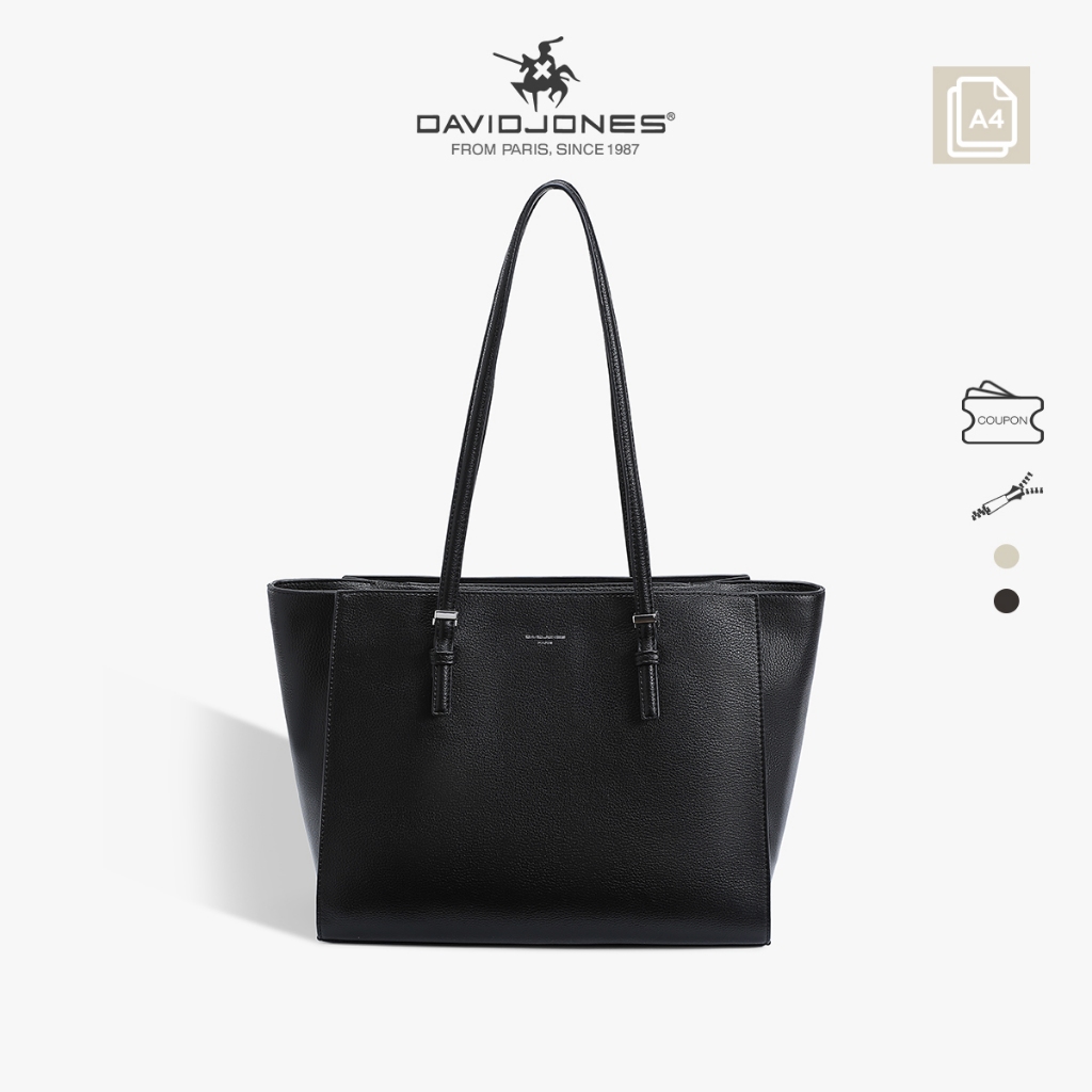 David Jones Paris Sophie 2025 / 2026 Thu Đông Nữ Da PU Nữ Mềm Mại Và Mềm Mại Túi Đeo Vai Size 35