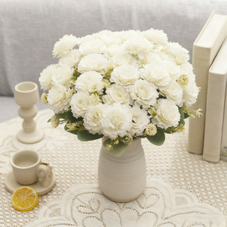 Hoa Giả Decor Trang Trí Nhà Cửa Bó Hoa Lụa Mẫu Đơn 7 Đầu Cao Cấp Đẹp Như Thật Bàn Làm Việc Phòng Khách Đám Cưới Chụp Ảnh Sản Phẩm DIY Sang Trọng Tinh Tế Nội Thất Nhiều Màu Sắc Văn Phòng Studio Thẩm Mỹ Cắm Bình
