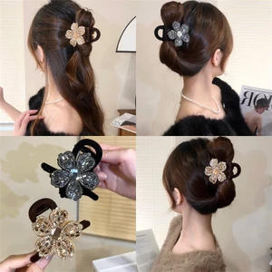 Kẹp tóc cá mập acrylic giả kim cương độc đáo - Phụ kiện thời trang cho nữ