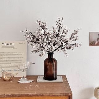 Nhân Tạo Hoa Anh Đào Sakura Gypsophila Giả Hoa Nhánh Bé Hơi Thở Thẩm Mỹ Trang Trí Nhà Tiệc Cưới DIY Lụa Hoa Sắp Xếp Phòng Chống Đỡ 50cm