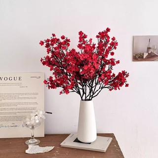 Nhân Tạo Hoa Anh Đào Sakura Gypsophila Giả Hoa Nhánh Bé Hơi Thở Thẩm Mỹ Trang Trí Nhà Tiệc Cưới DIY Lụa Hoa Sắp Xếp Phòng Chống Đỡ 50cm
