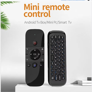 Chuột thoại không dây Bluetooth 2 trong 1 2.4G Bàn phím Mini Bluetooth có thể sạc lại Điều khiển từ xa IR Học tập cho TV thông minh Android TV Box