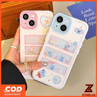 Thích hợp cho Realme Note 60 Note 70 Realme C61 Realme C63 C71 C75Hoa Gấu Bơ Leo Cây Koala Vỏ Điện Thoại TPU Chống Sốc