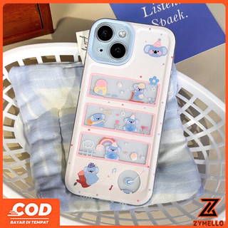 Thích hợp cho Realme Note 60 Note 70 Realme C61 Realme C63 C71 C75Hoa Gấu Bơ Leo Cây Koala Vỏ Điện Thoại TPU Chống Sốc
