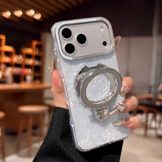 Ốp lưng cứng kim cương giả lấp lánh tương thích với iPhone 13 pro max 14 pro max 15 pro max 16 pro max 17 pro max 17 air case