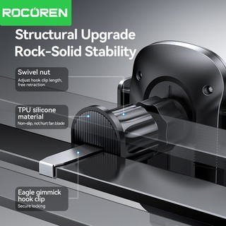 Giá đỡ điện thoại ô tô Rocoren 360° Xoay lỗ thông hơi gắn trên ô tô Giá đỡ điện thoại di động rảnh tay cho iPhone Samsung Vivo