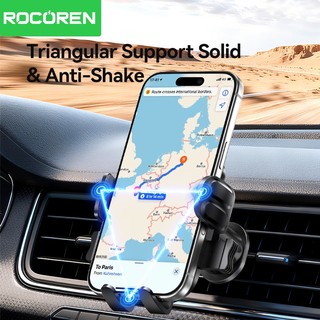 Giá đỡ điện thoại ô tô Rocoren 360° Xoay lỗ thông hơi gắn trên ô tô Giá đỡ điện thoại di động rảnh tay cho iPhone Samsung Vivo